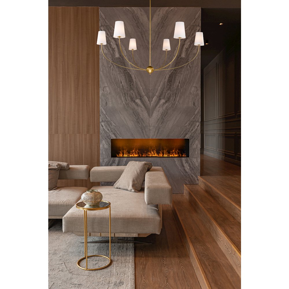 Z-Lite 6 Light Chandelier. Picture 7
