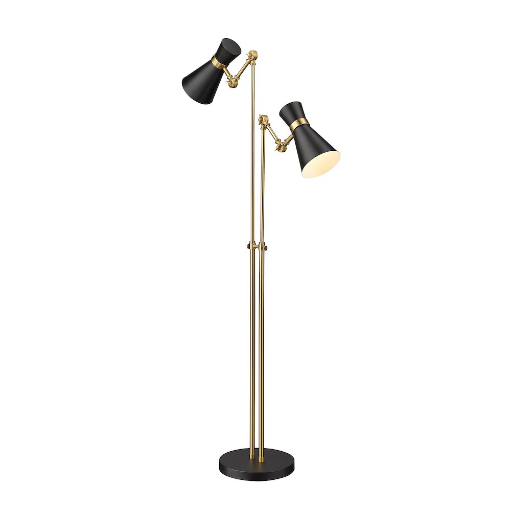 Z-Lite 2 Light Floor Lamp. Picture 2