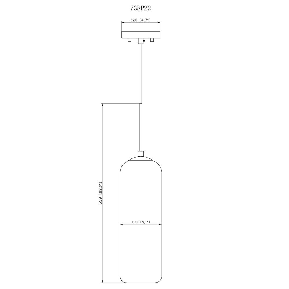 1 Light Pendant. Picture 6