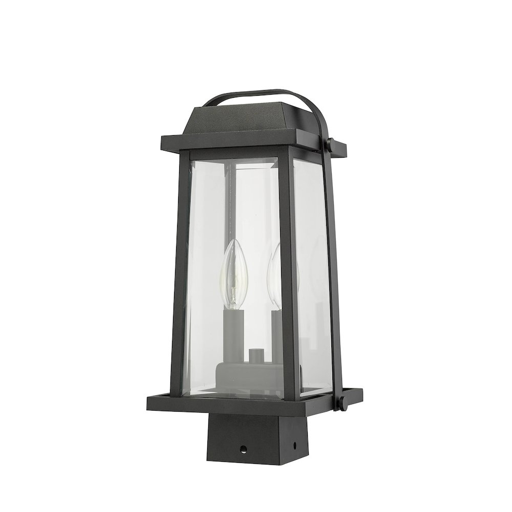 Z-Lite 2 Light Outdoor Post Mount Fixture. Picture 5