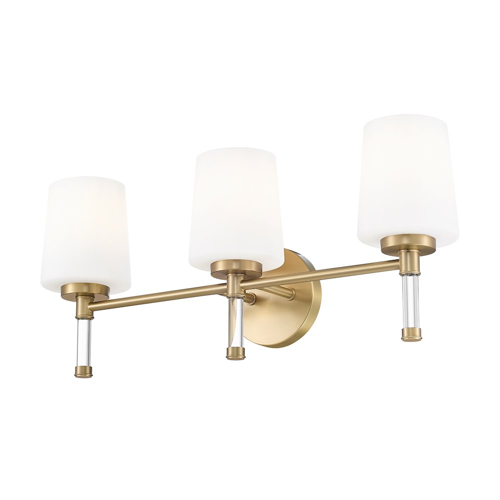 Z-Lite 3 Light Vanity, Modern Gold. Picture 3