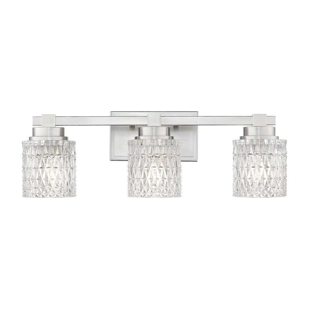 Z-Lite 3 Light Vanity, Brushed Nickel. Picture 2