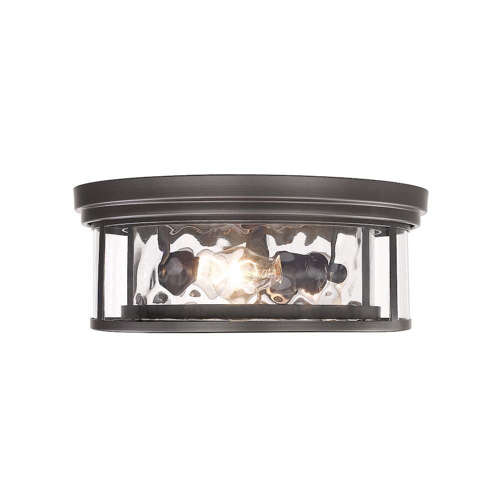 Z-Lite 3 Light Flush Mount. Picture 2