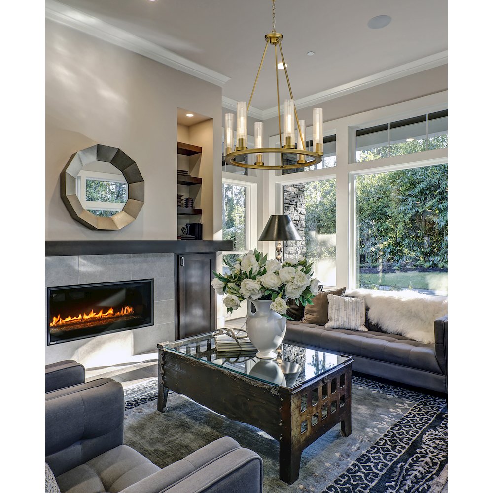 Z-Lite 6 Light Chandelier. Picture 6