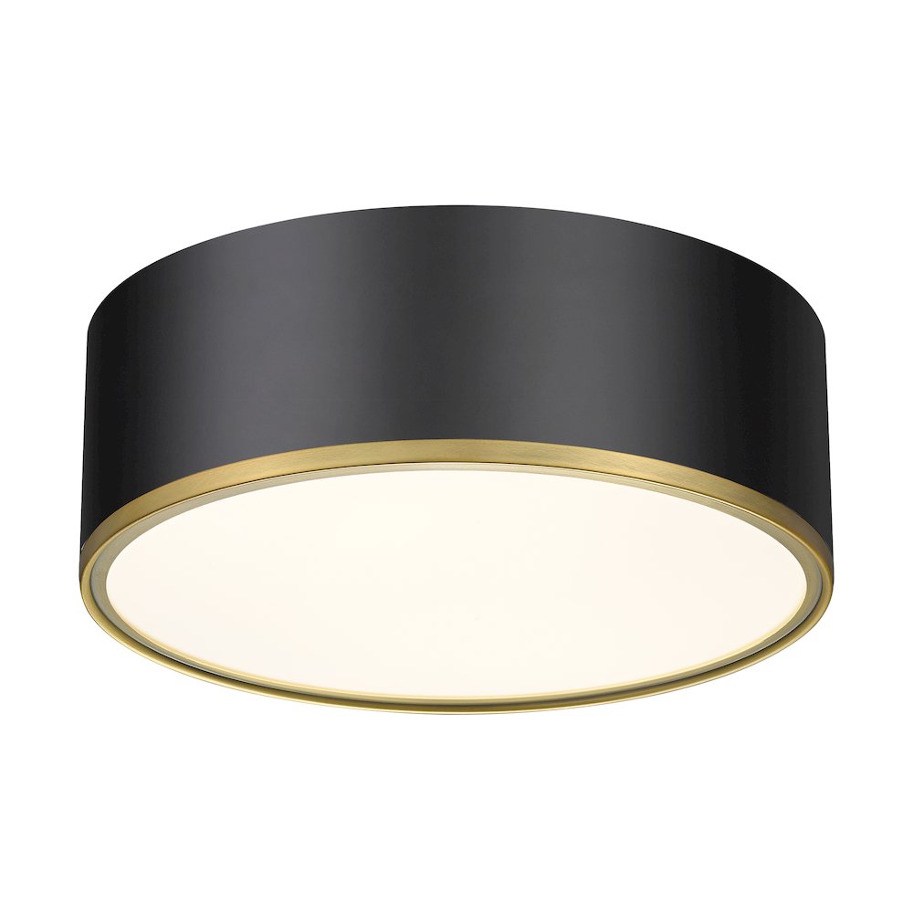 Z-Lite 3 Light Flush Mount. Picture 3