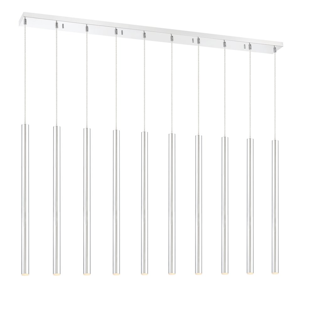 Z-Lite 10 Light Linear Chandelier. Picture 2