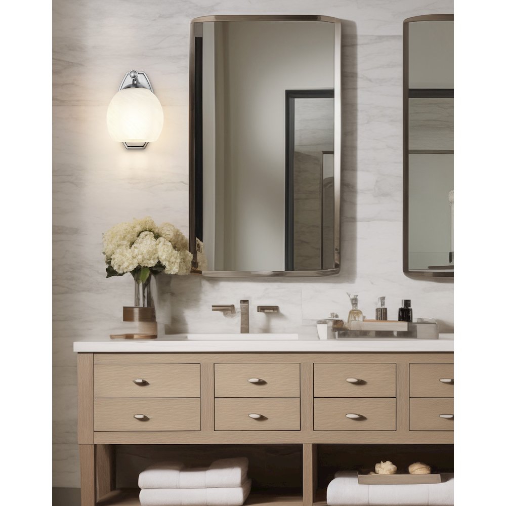 Z-Lite 1 Light Wall Sconce, Brushed Nickel. Picture 5