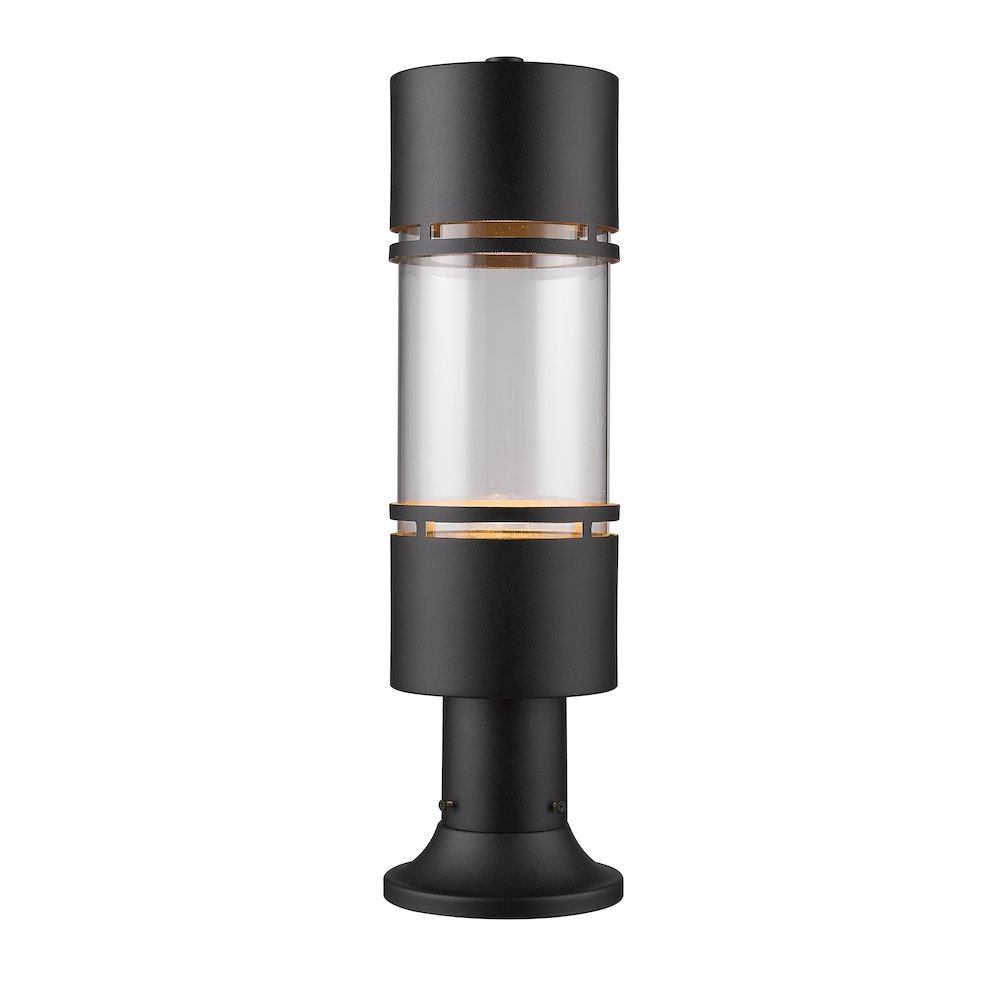 Z-Lite 1 Light Outdoor Pier Mounted Fixture. Picture 1