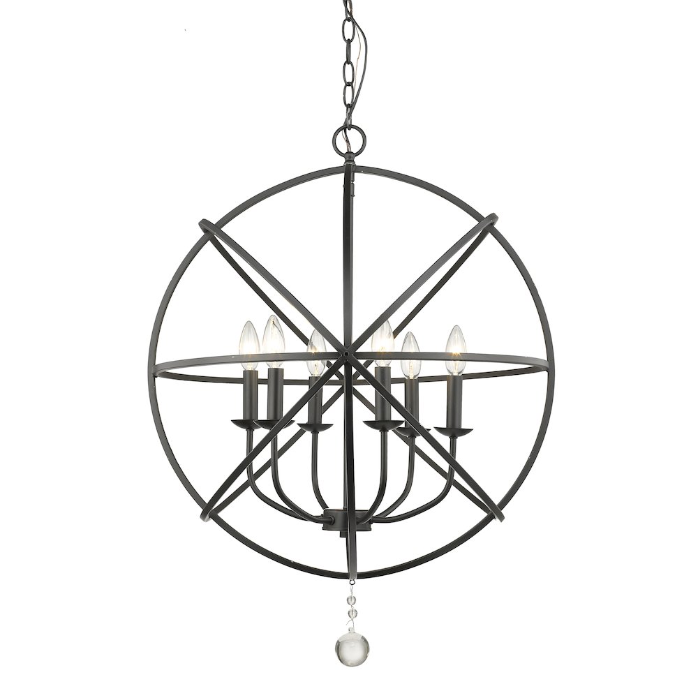 Z-Lite 6 Light Chandelier. Picture 2