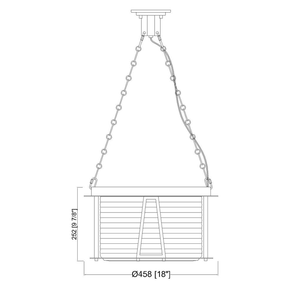 3 Light Pendant. Picture 6