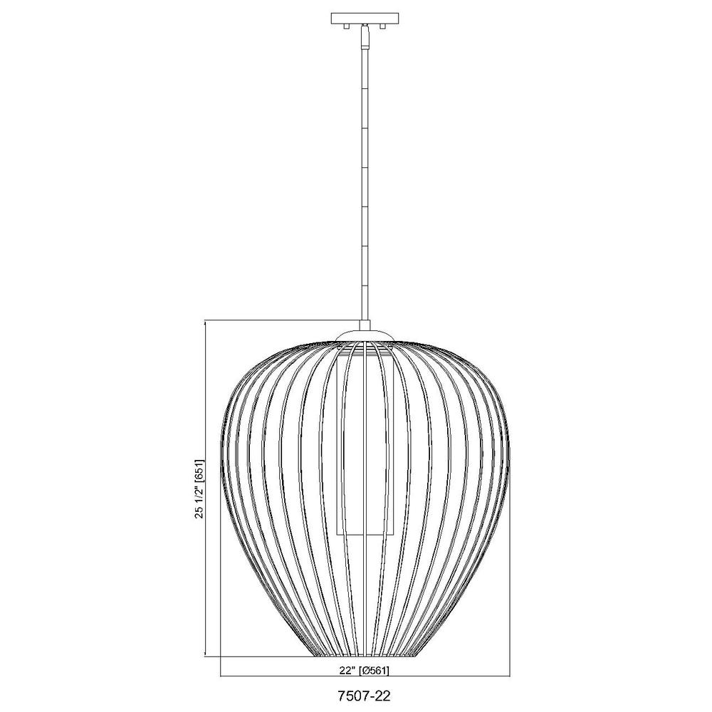 1 Light Pendant. Picture 6