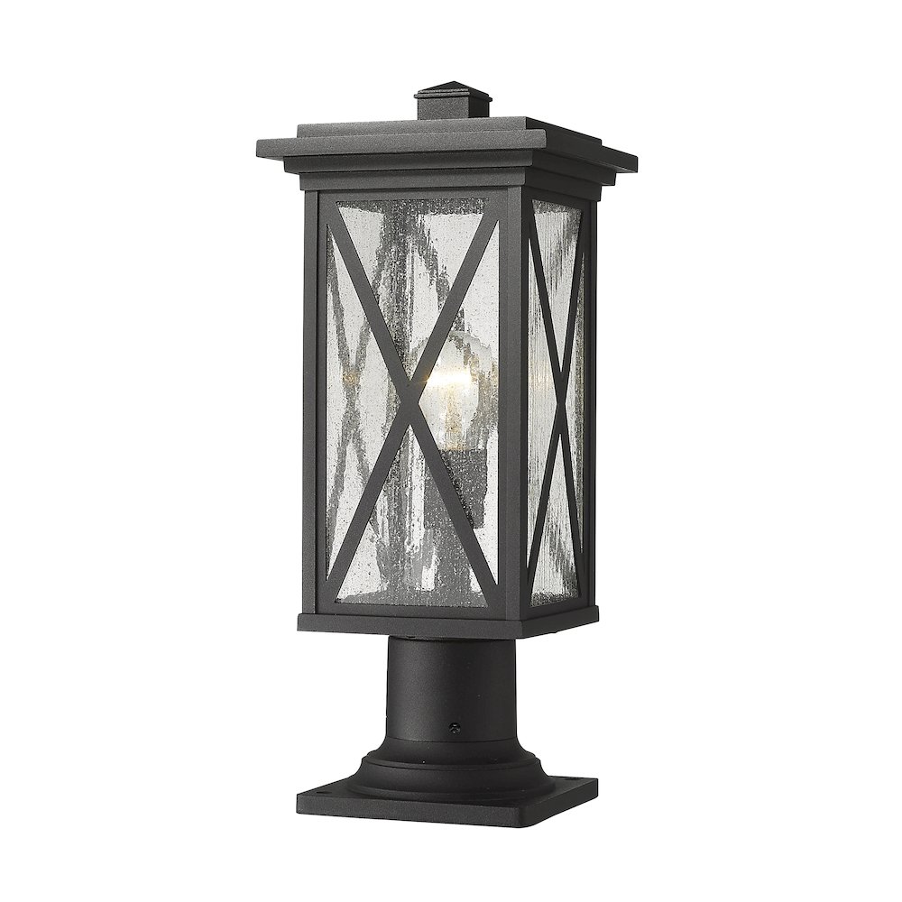 Z-Lite 1 Light Outdoor Pier Mounted Fixture. Picture 1