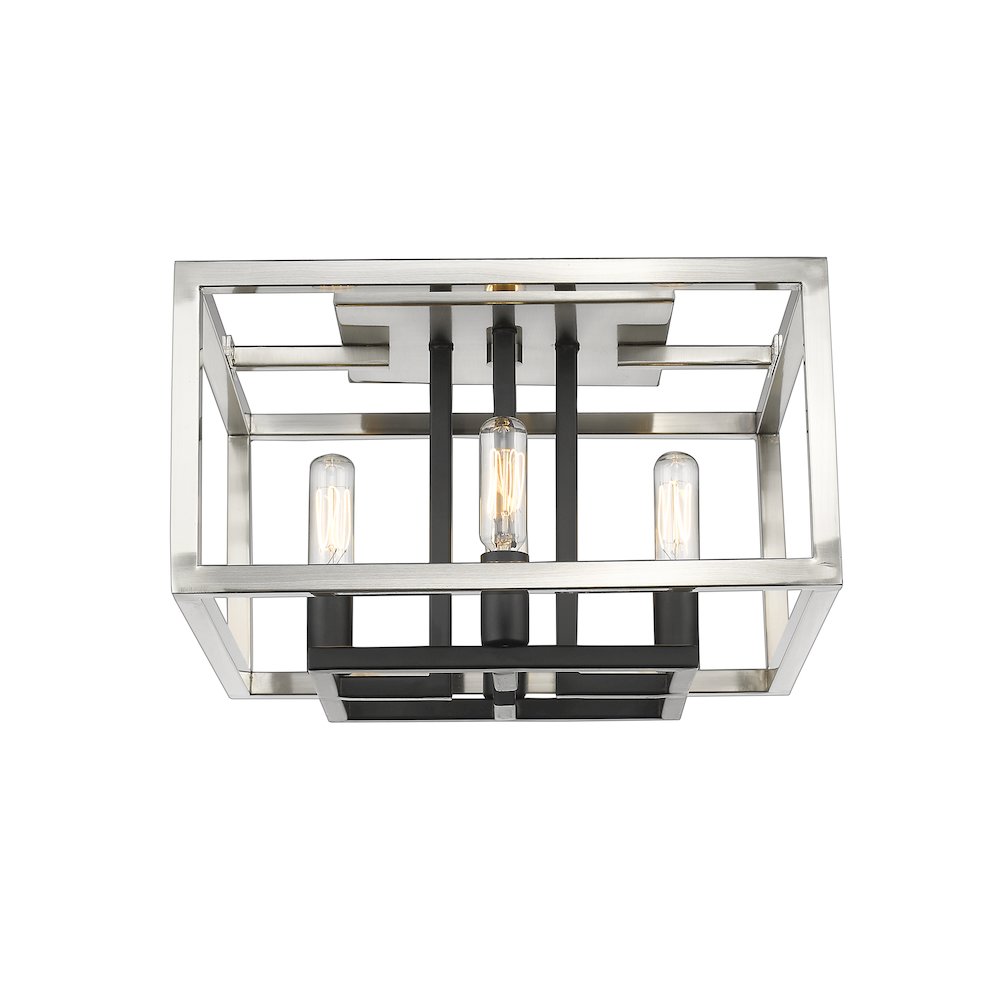 Z-Lite 4 Light Flush Mount. Picture 3