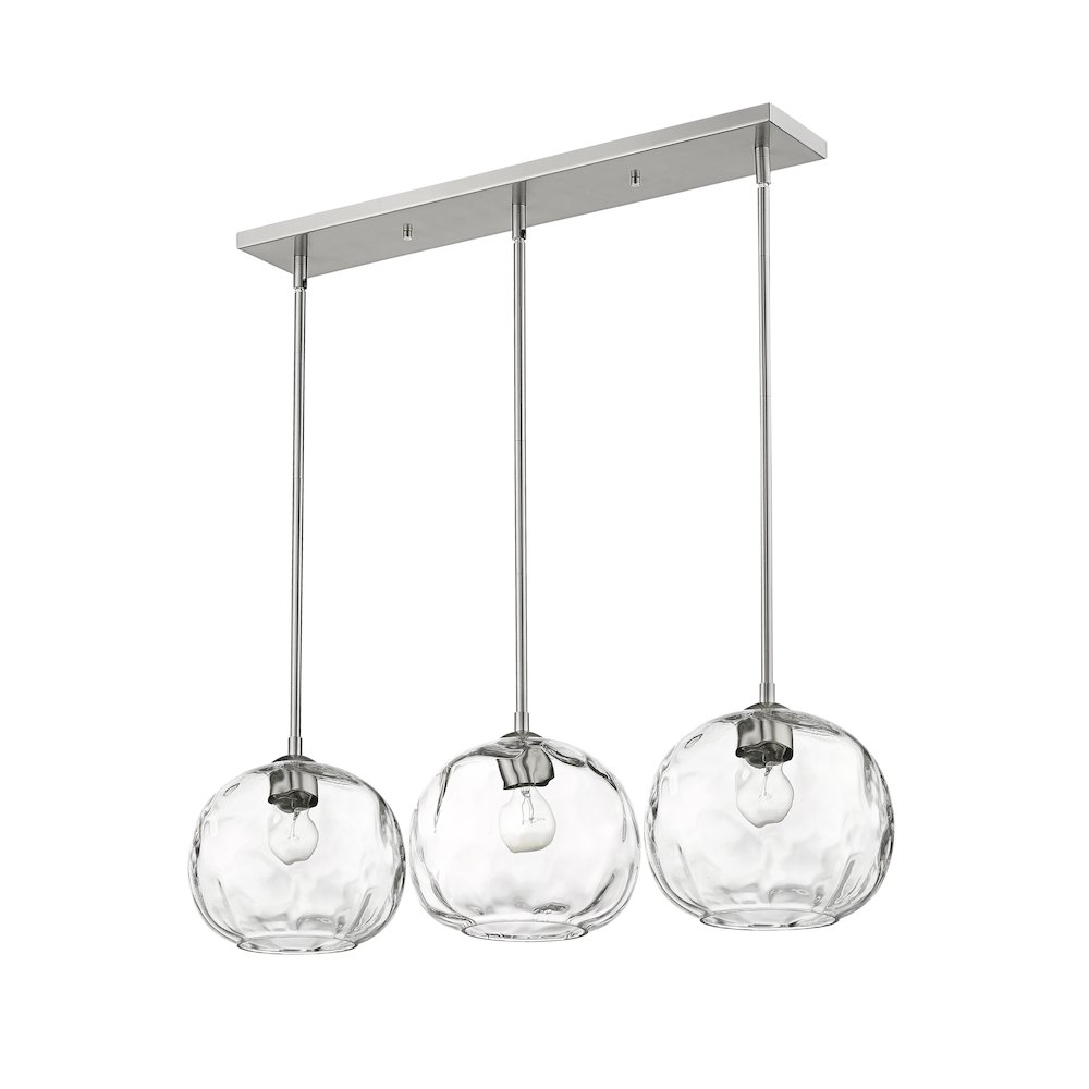 Z-Lite 3 Light Linear Chandelier. Picture 5