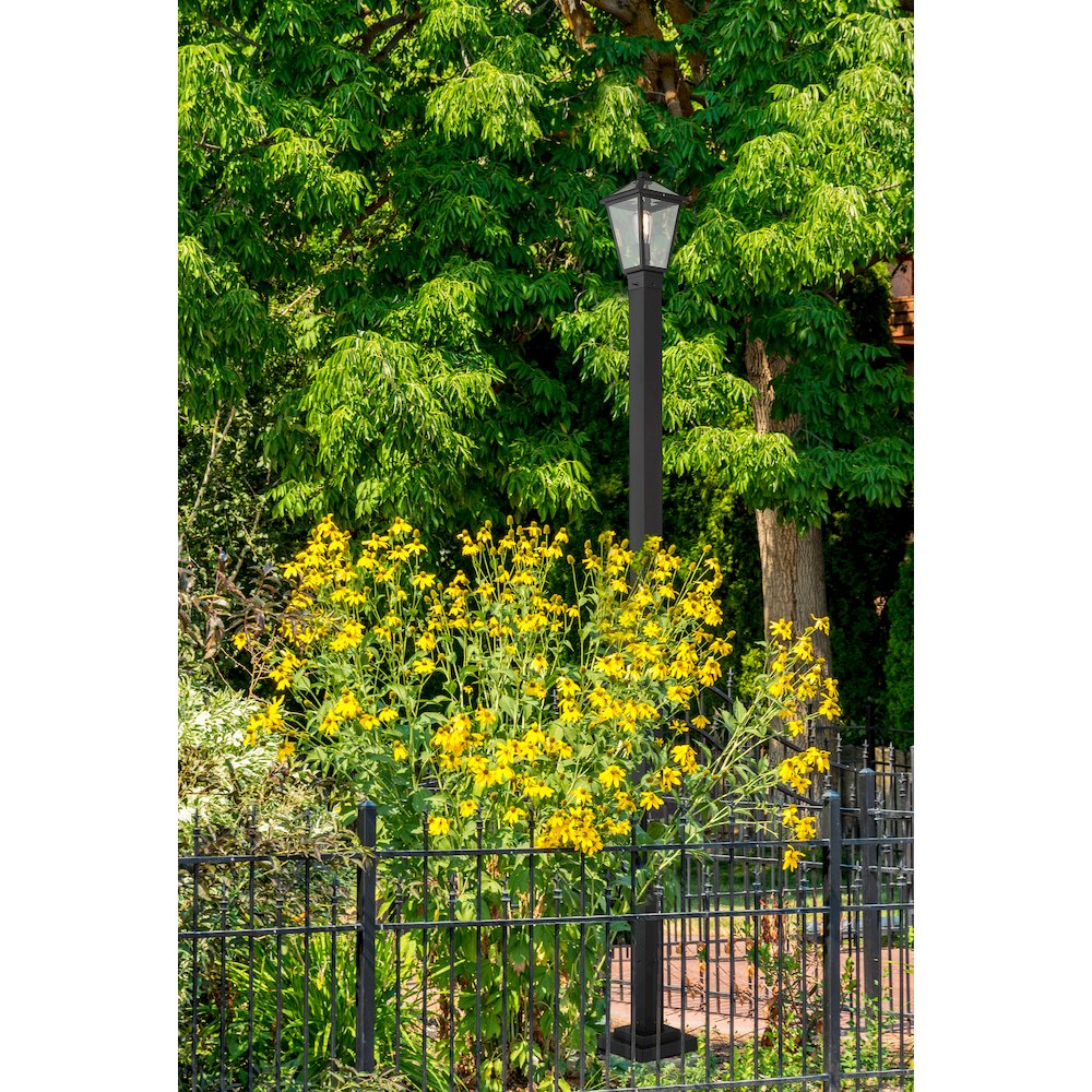 Z-Lite 1 Light Outdoor Post Mounted Fixture. Picture 4