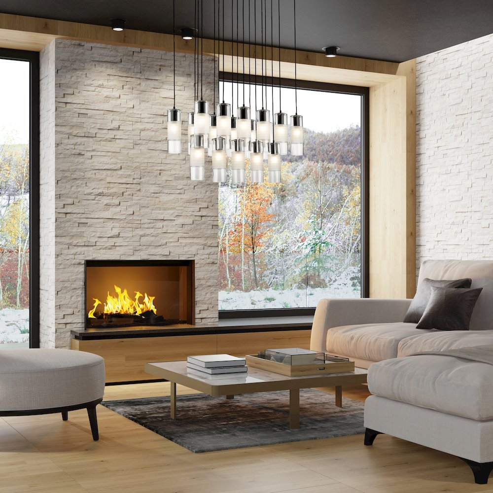 Z-Lite 17 Light Linear Chandelier. Picture 6