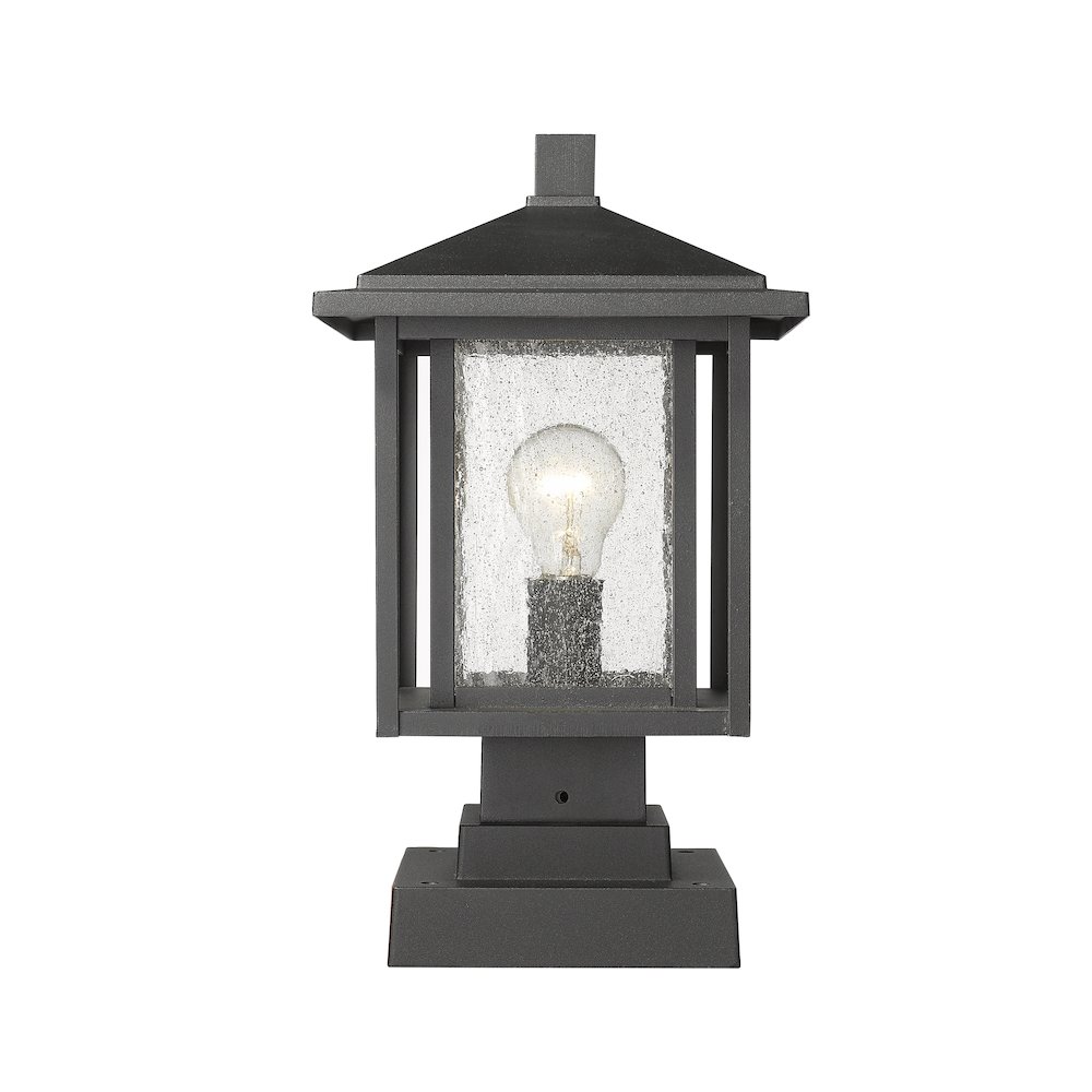 Z-Lite 1 Light Outdoor Pier Mounted Fixture. Picture 3