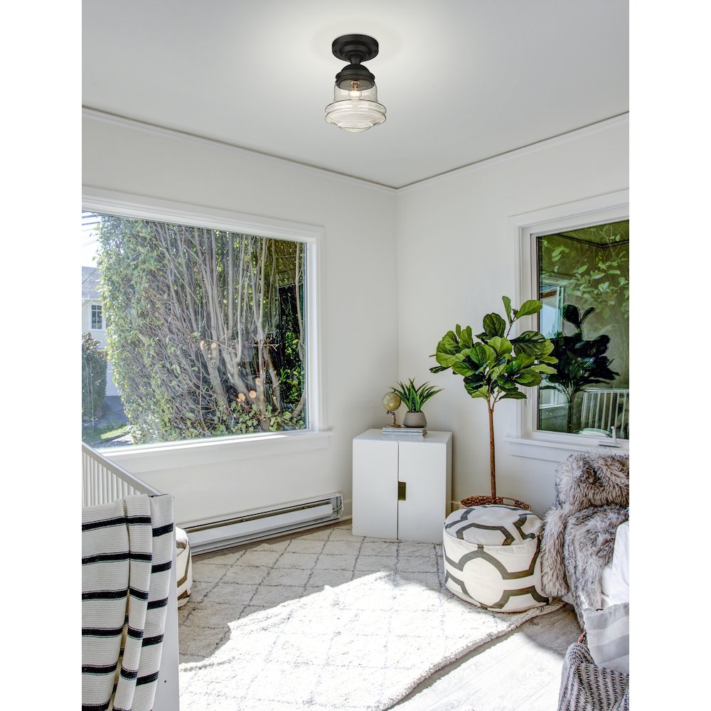 Z-Lite 1 Light Flush Mount. Picture 6
