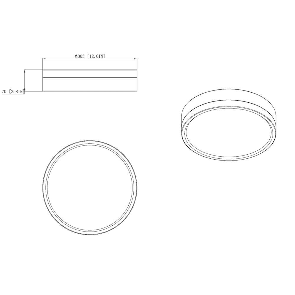 Z-Lite 1 Light Flush Mount. Picture 8
