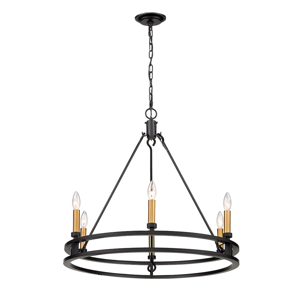 Z-Lite 6 Light Chandelier. Picture 3