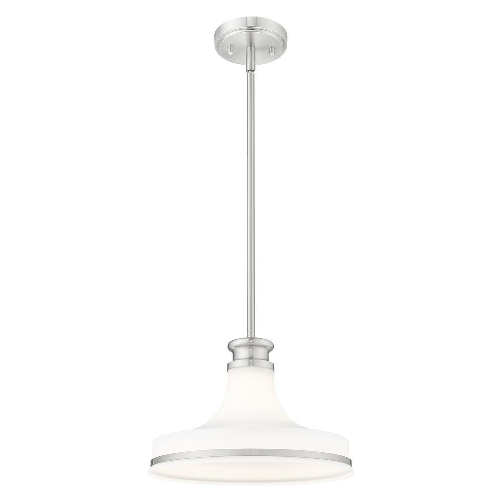 Z-Lite 1 Light Pendant, Brushed Nickel. Picture 3