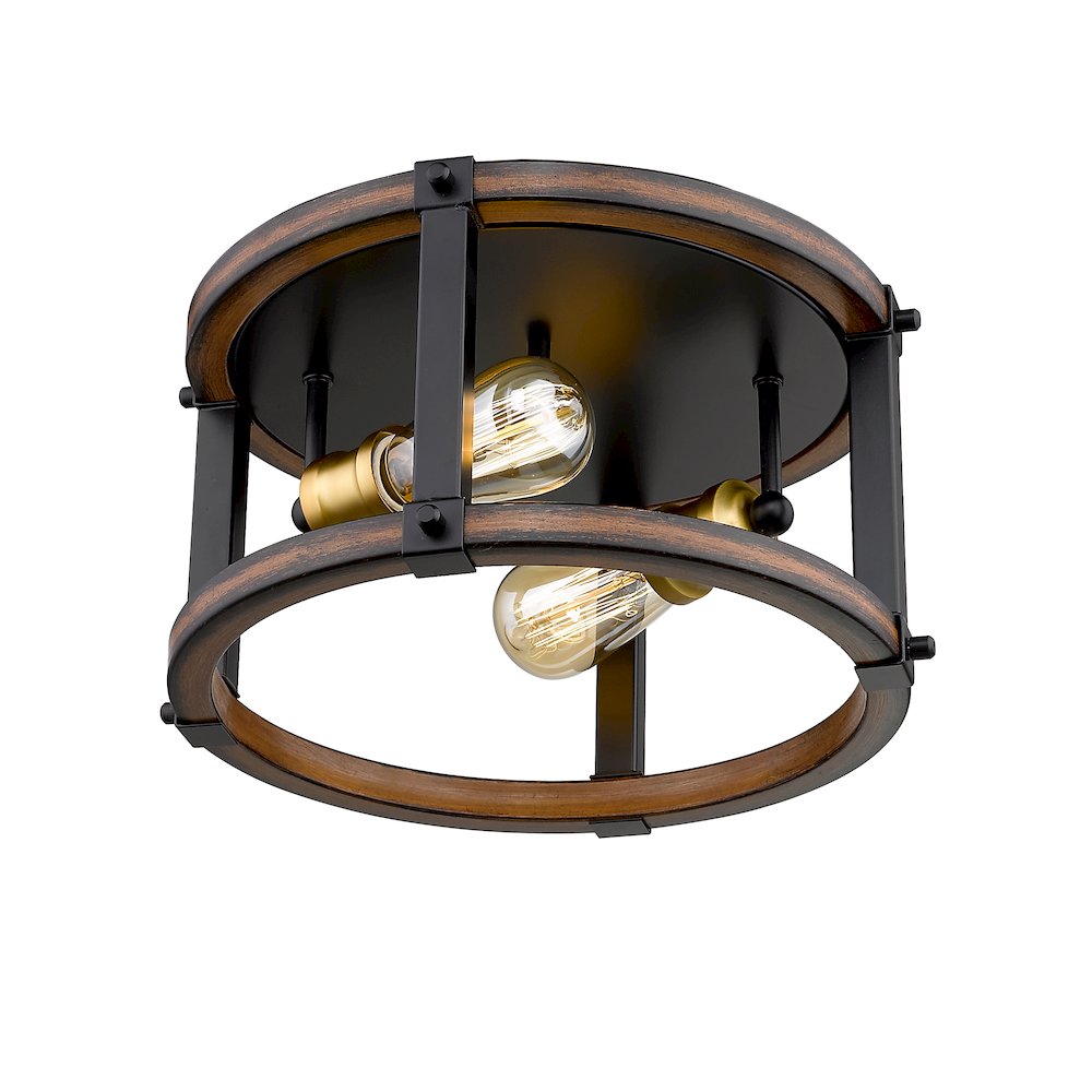 Z-Lite 2 Light Flush Mount. Picture 2