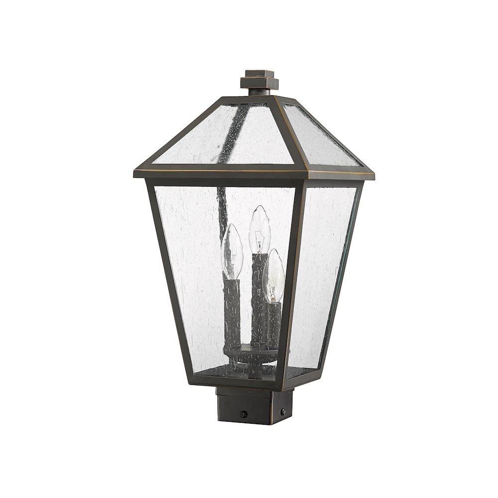 Z-Lite 3 Light Outdoor Post Mount Fixture. Picture 5