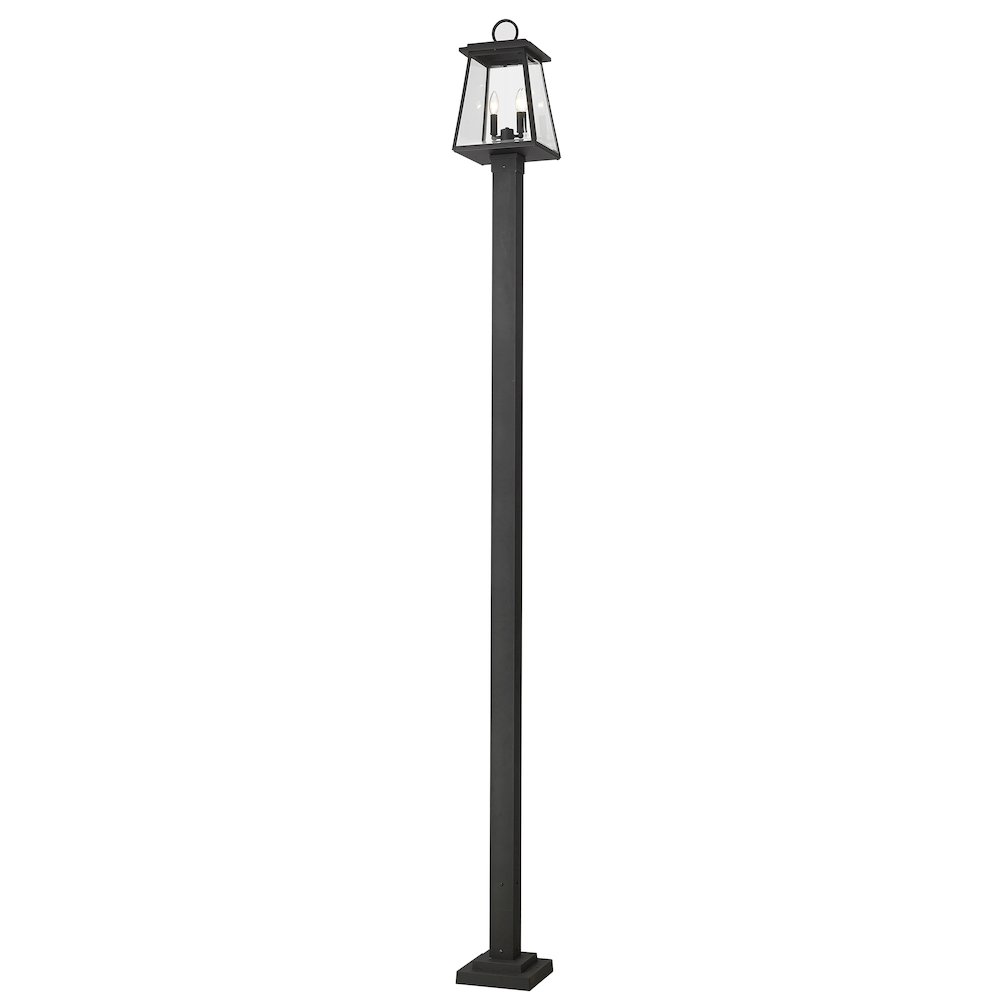 Z-Lite 2 Light Outdoor Post Mounted Fixture. Picture 3