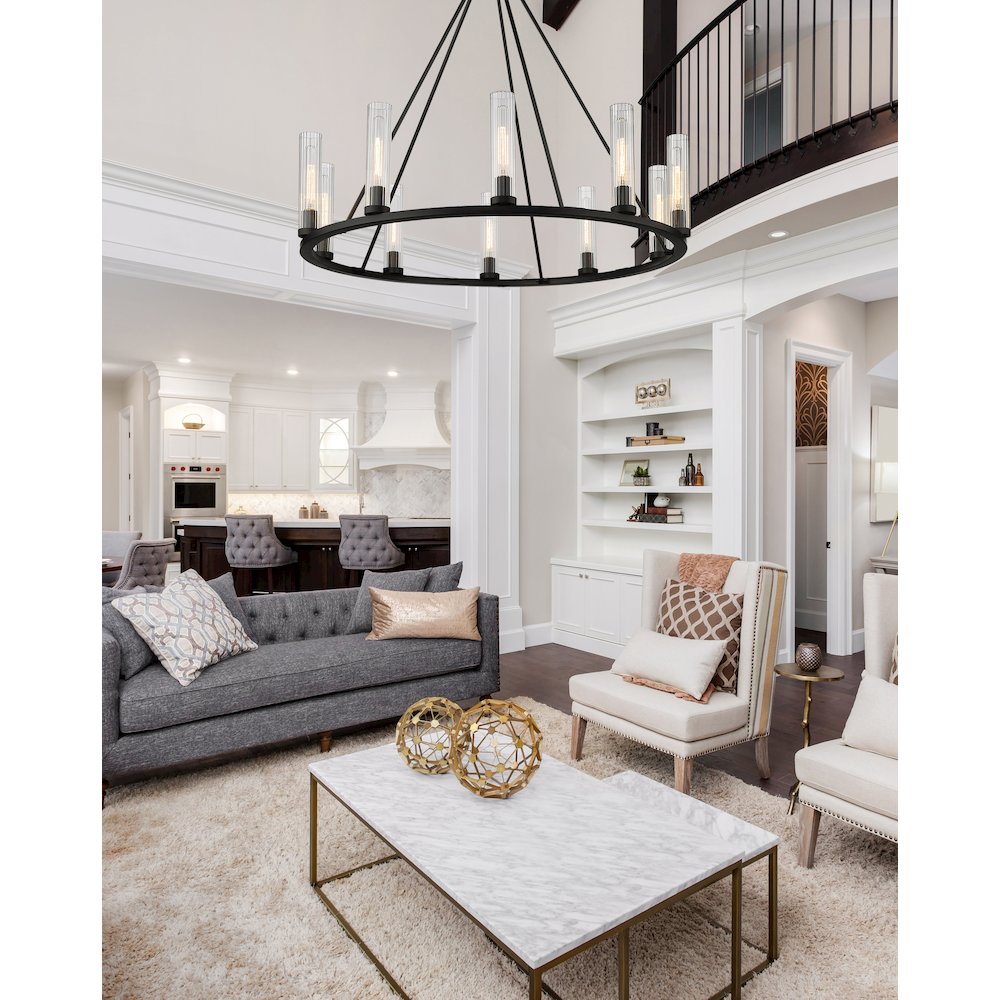 Z-Lite 10 Light Chandelier. Picture 6