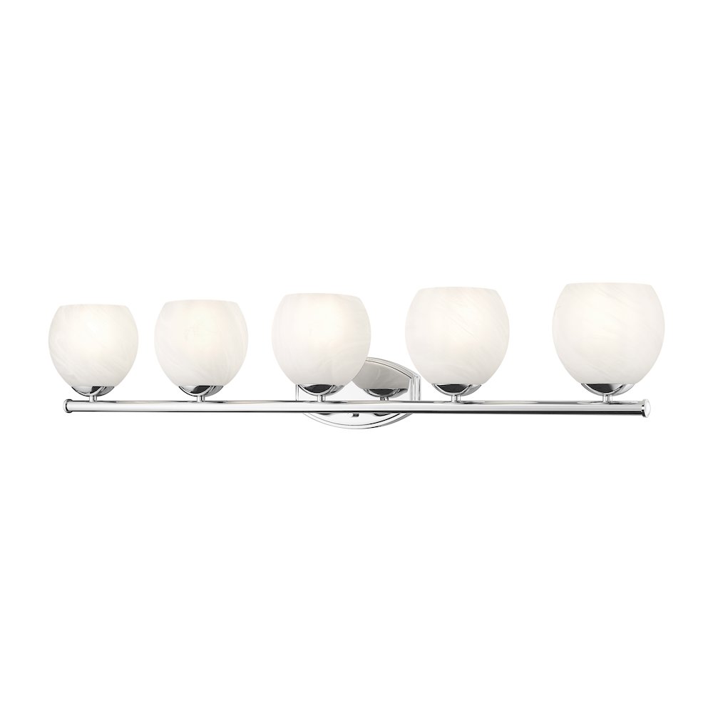Z-Lite 5 Light Vanity, Chrome. Picture 1