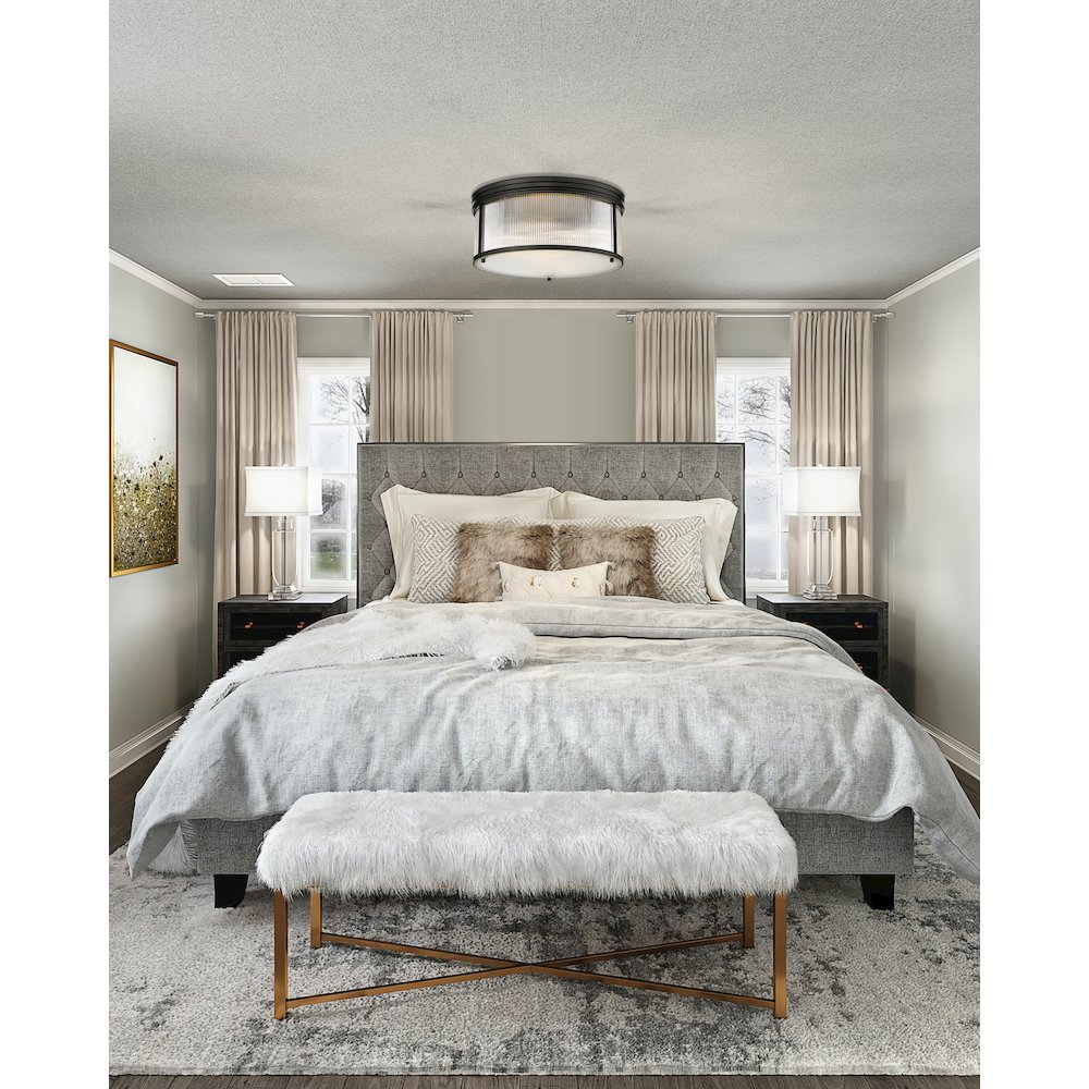 Z-Lite 4 Light Flush Mount. Picture 7