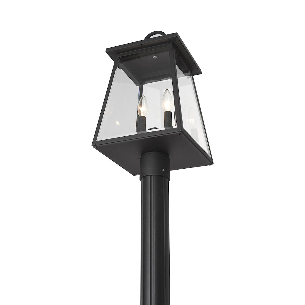 Z-Lite 2 Light Outdoor Post Mounted Fixture. Picture 4