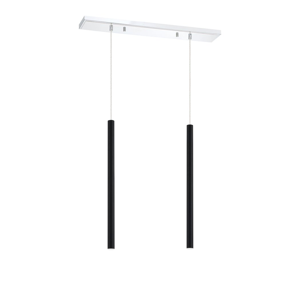 Z-Lite 2 Light Linear Chandelier. Picture 5