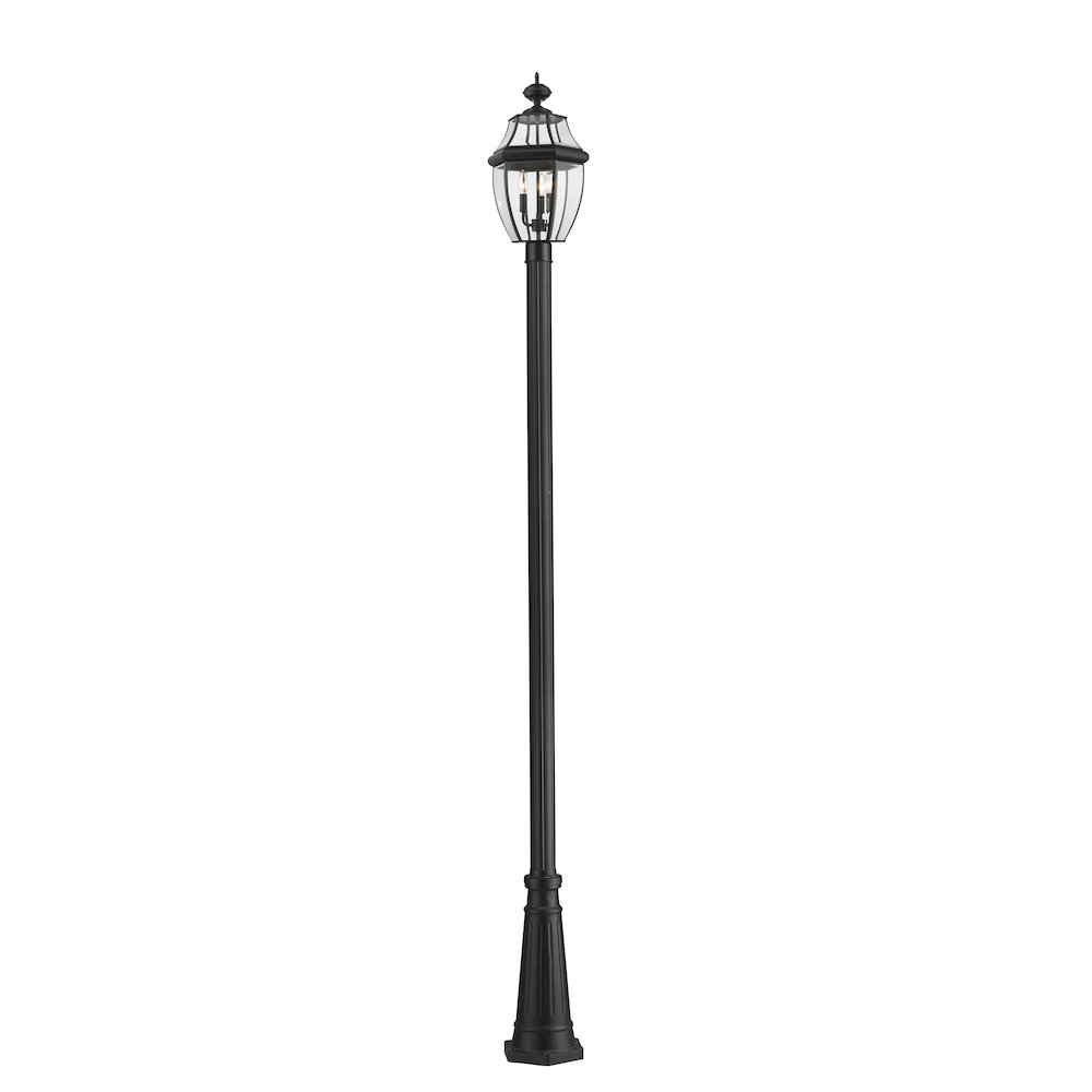 Z-Lite 3 Light Outdoor Post Mounted Fixture. Picture 2