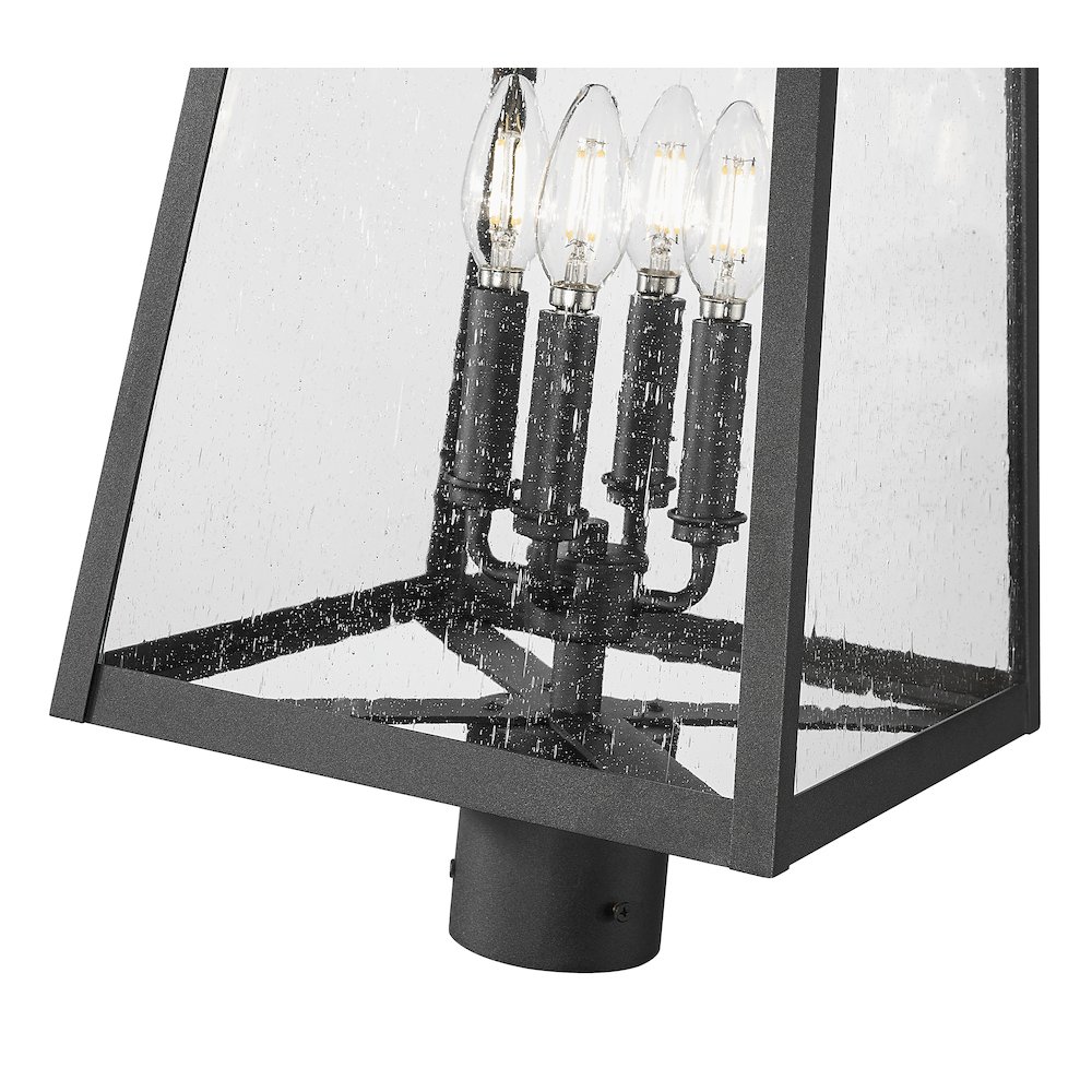 Z-Lite 4 Light Outdoor Post Mount Fixture. Picture 4