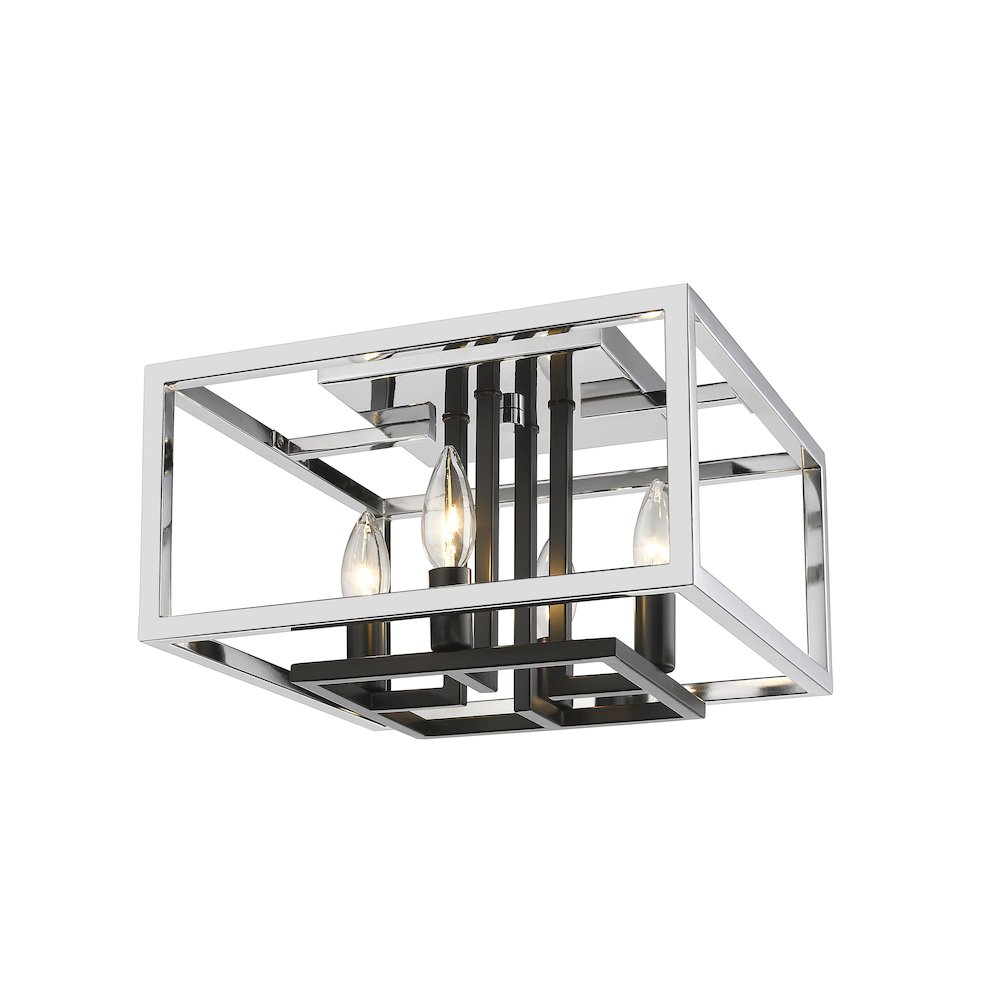 Z-Lite 4 Light Flush Mount. Picture 4