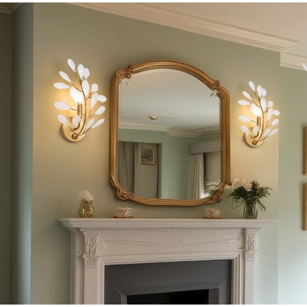 Z-Lite 1 Light Wall Sconce, Modern Gold. Picture 6