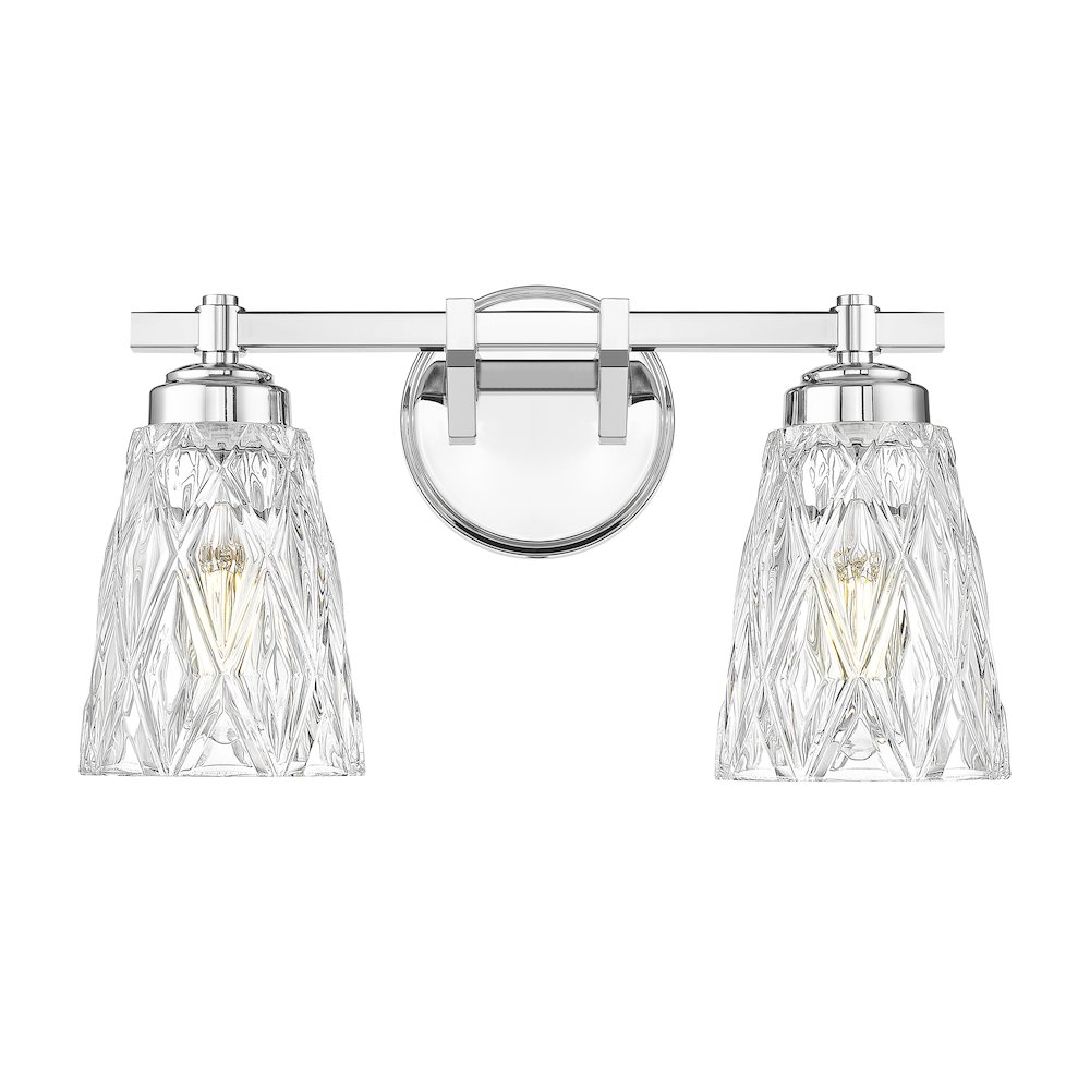 Z-Lite 2 Light Vanity, Chrome. Picture 2
