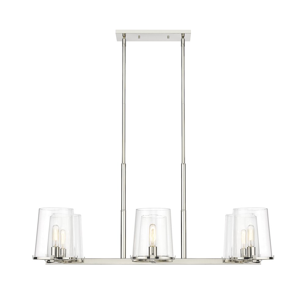 Z-Lite 6 Light Linear Chandelier. Picture 2
