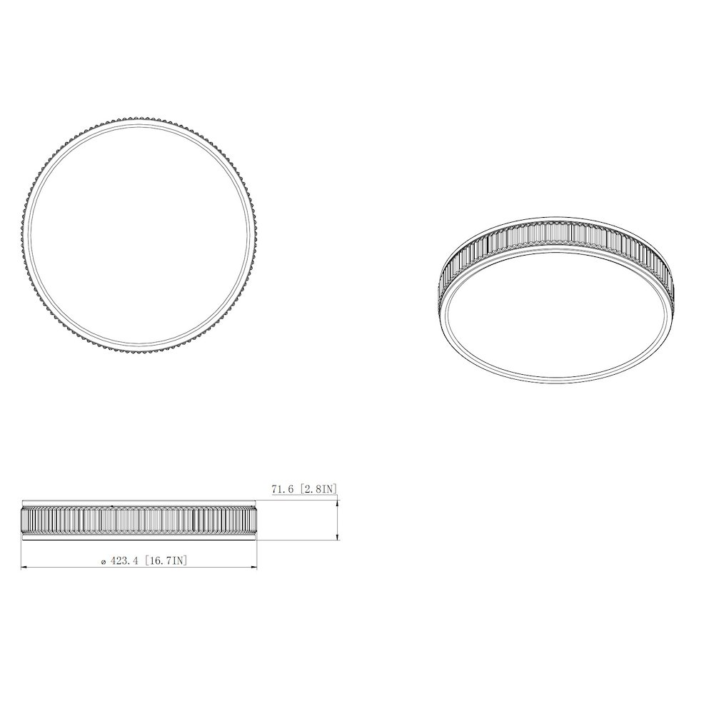 Z-Lite 1 Light Flush Mount. Picture 8
