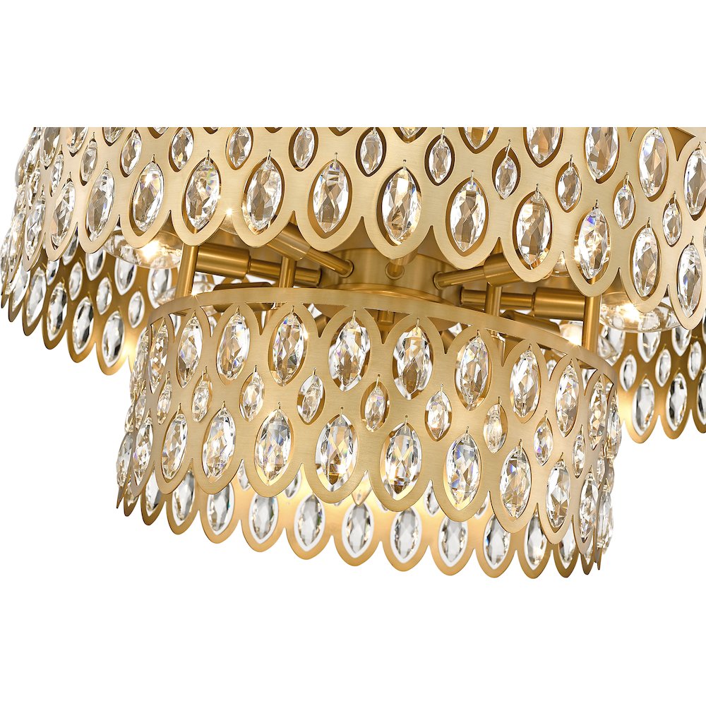 Z-Lite 12 Light Flush Mount. Picture 4