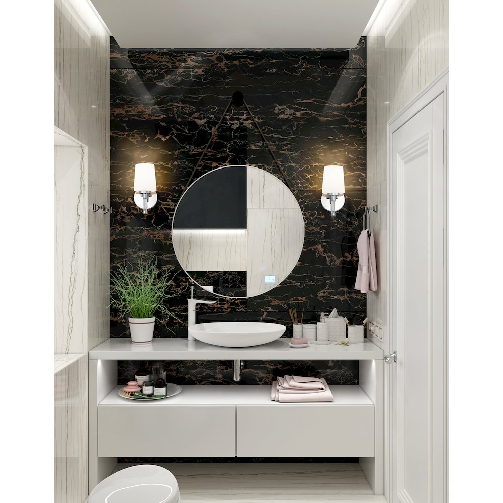 Z-Lite 1 Light Vanity, Chrome. Picture 6