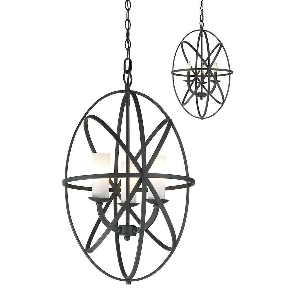 Z-Lite 3 Light Chandelier. Picture 1
