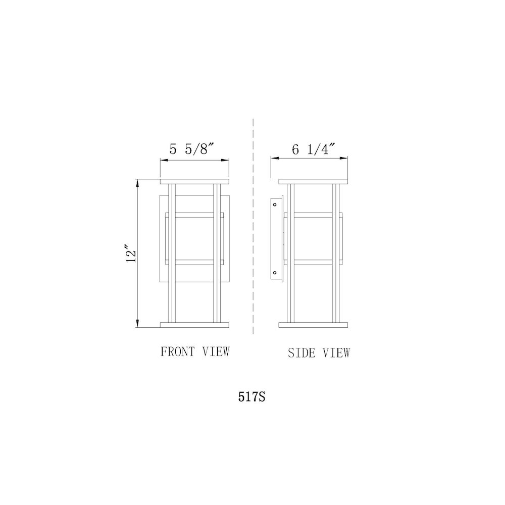 Z-Lite 2 Light Outdoor Wall Light. Picture 8