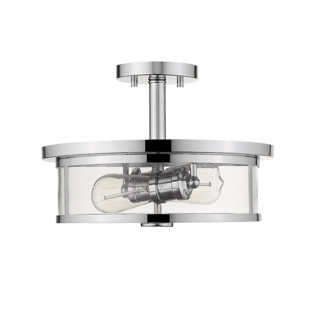 Z-Lite 2 Light Semi Flush Mount. Picture 5