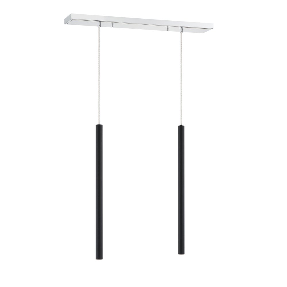 Z-Lite 2 Light Linear Chandelier. Picture 3