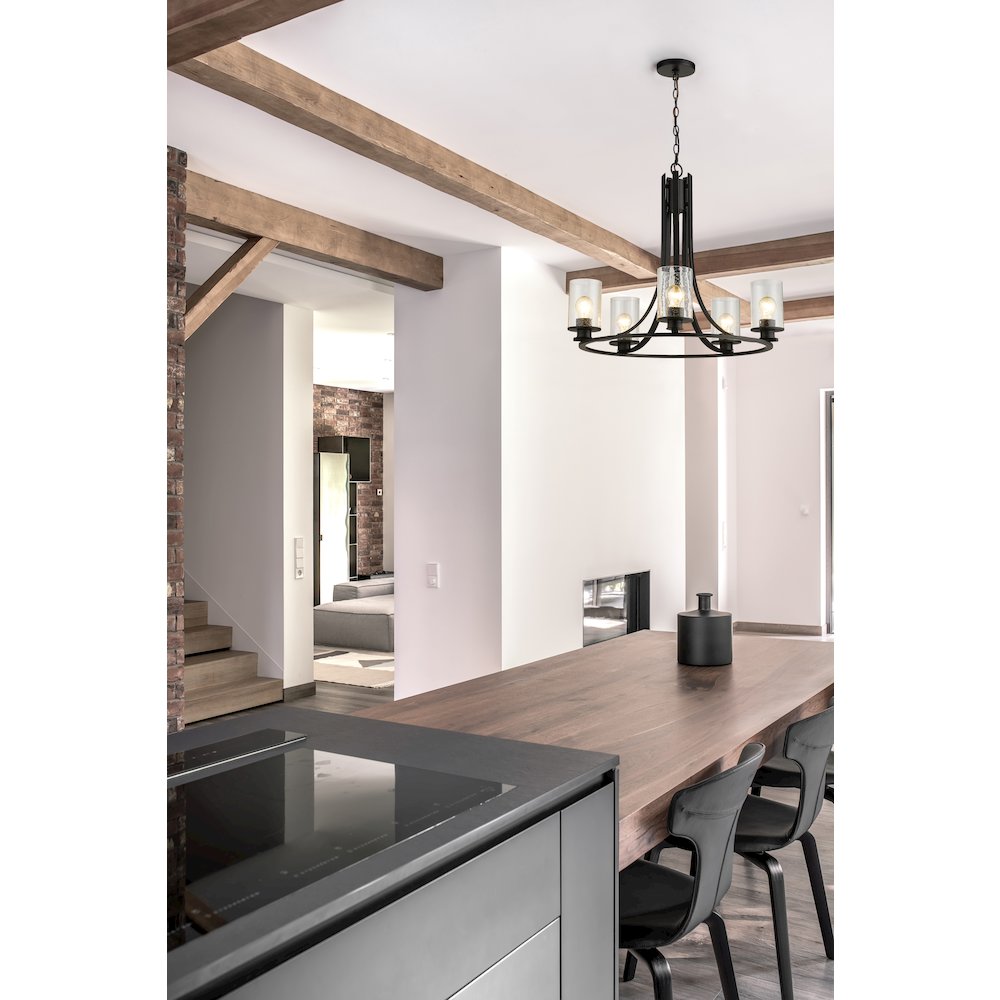Z-Lite 5 Light Chandelier. Picture 6