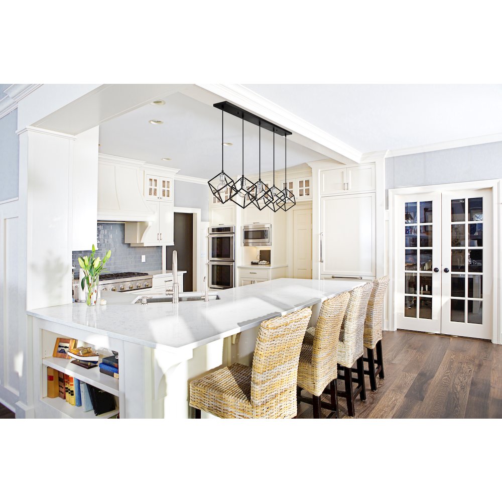 Z-Lite 5 Light Linear Chandelier. Picture 7