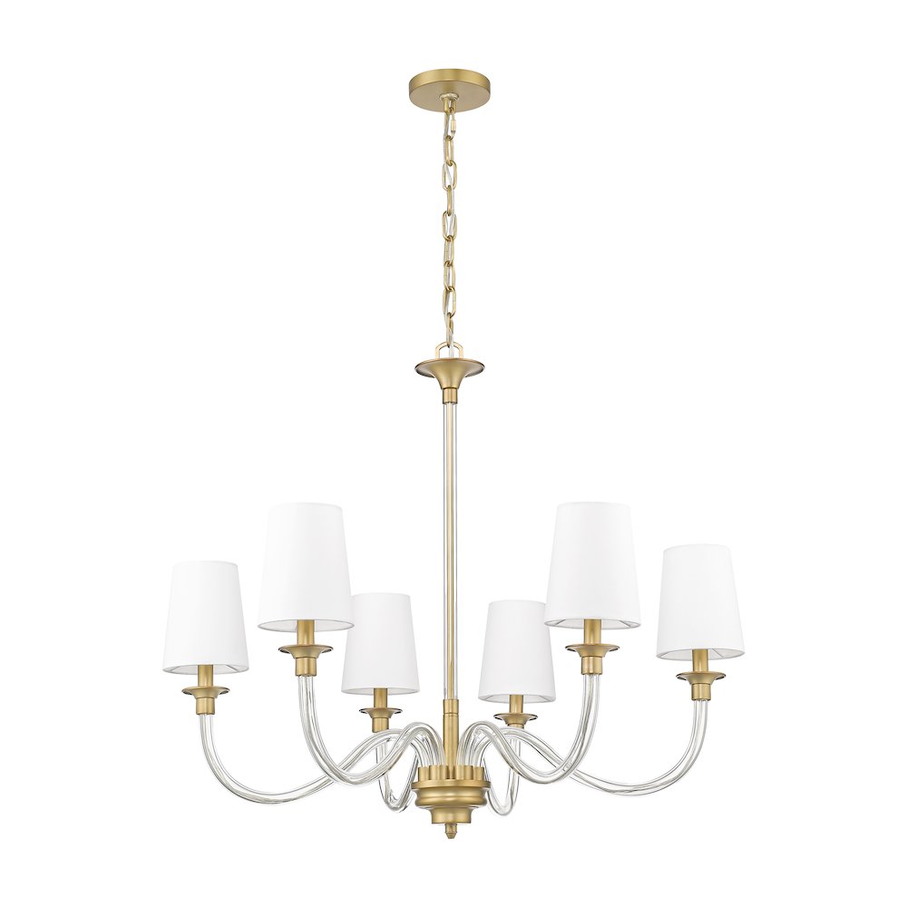 Z-Lite 6 Light Chandelier. Picture 5
