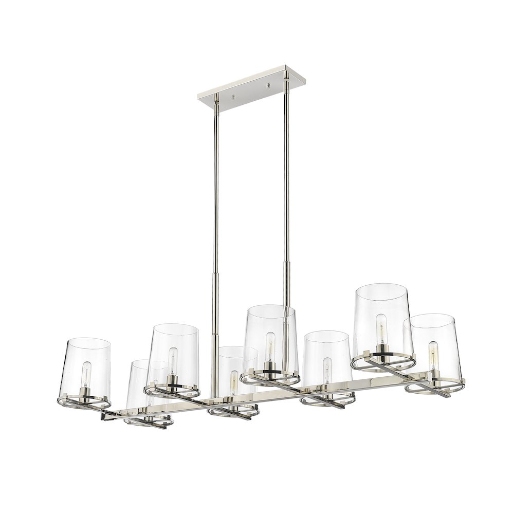 Z-Lite 8 Light Linear Chandelier. Picture 5